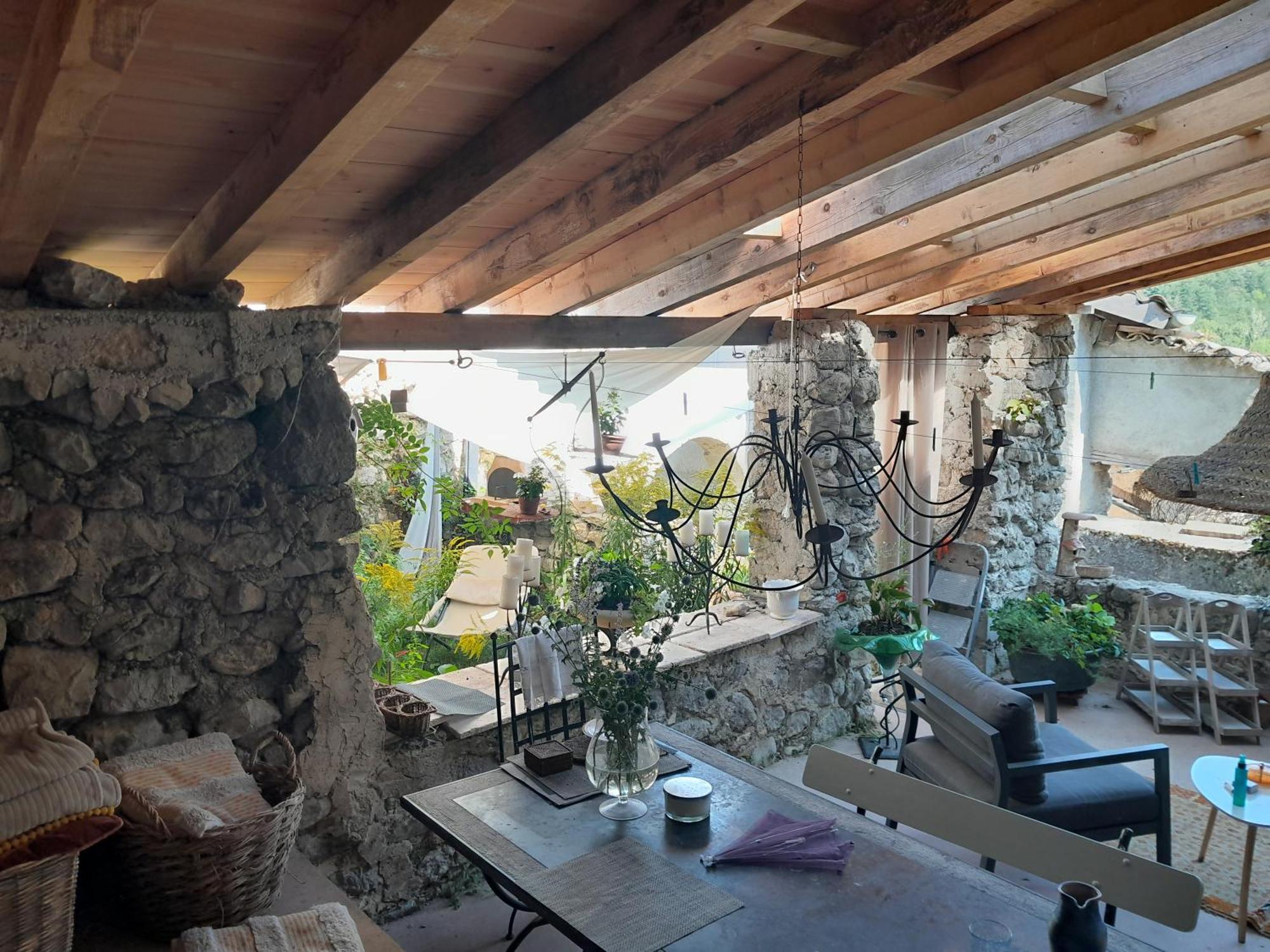 Chambre D'Hotes La Romarine Barnave Esterno foto